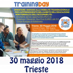 TrainingDay: Orientare i giovani alla mobilità transnazionale - 30 maggio Trieste - SLIDE TrainingDay: Orientare i giovani alla mobilità transnazionale - 30 maggio Trieste - SLIDE