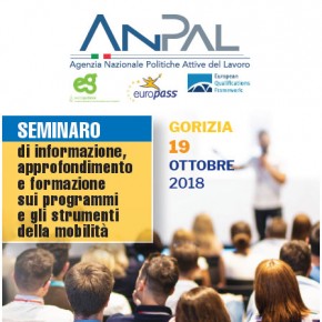 19 ottobre Gorizia: seminario sui programmi e strumenti della mobilità transnazionale 19 ottobre Gorizia: seminario sui programmi e strumenti della mobilità transnazionale