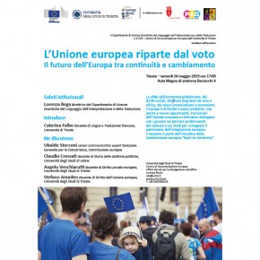 L'Unione europea riparte dal voto - 24 maggio incontro a Trieste L'Unione europea riparte dal voto - 24 maggio incontro a Trieste